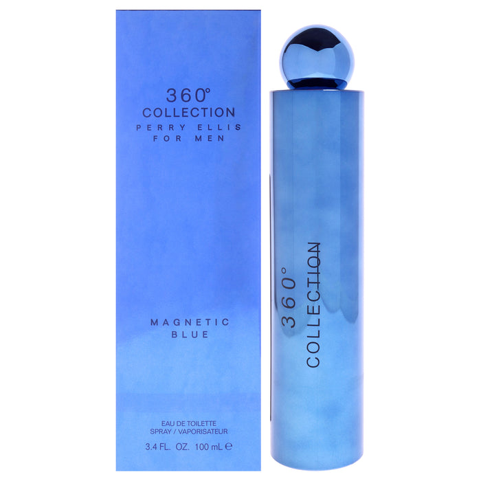 360 Magnetic Blue by Perry Ellis for Men - 3.4 oz EDT Spray