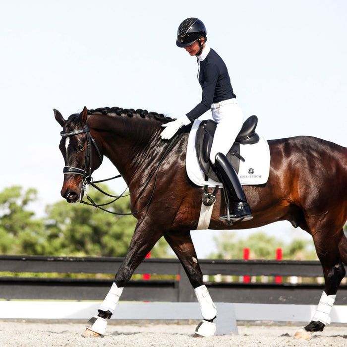 B&W - White Saddle Pad