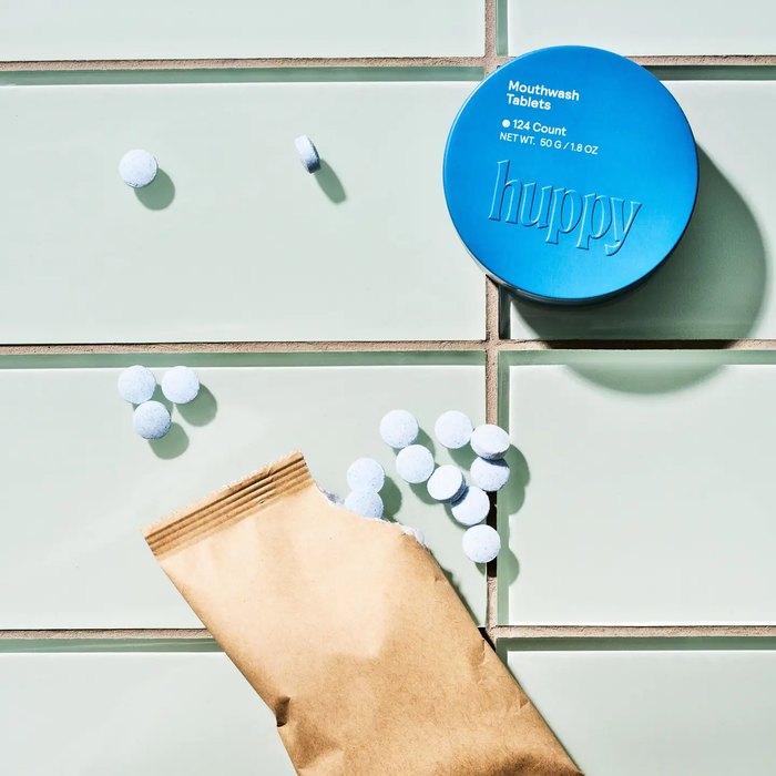 Huppy Mouthwash Tablets – Cool Mint (Refill Pack)
