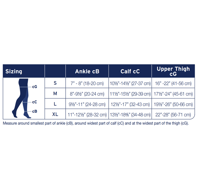 JOBST® Activa Opaque Knee High 20-30mmHg