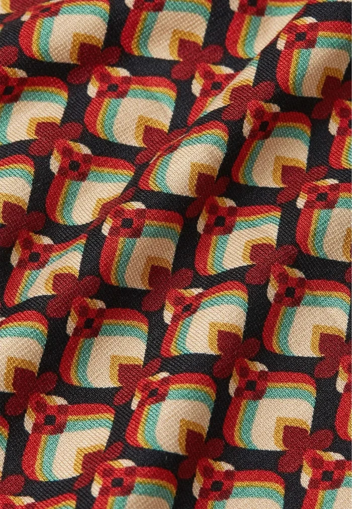 KING LOUIE Maisie Blouse Valet Cabernet Red
