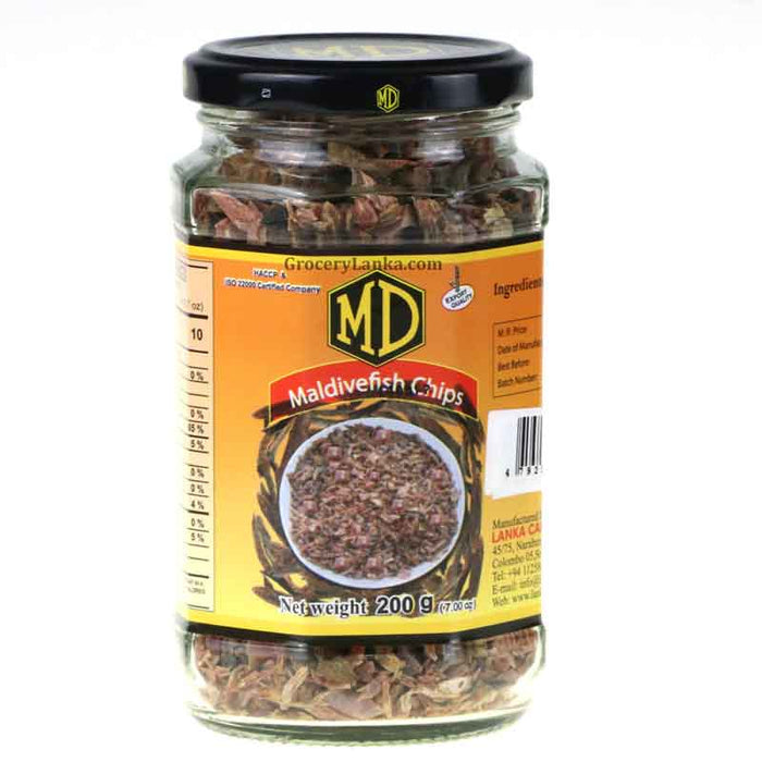 MD Maldive Fish Chips 200g Bottle – Authentic Sri Lankan Flavor Booster