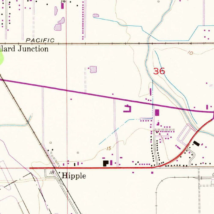 Old Map of Lake Charles, Louisiana by USGS, 1955 – Calcasieu River & Calcasieu Lake