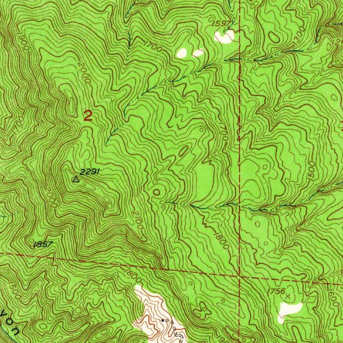 Old Map of Yountville, California by USGS, 1951 – Napa River, Lake Hennessey & Valley of the Moon