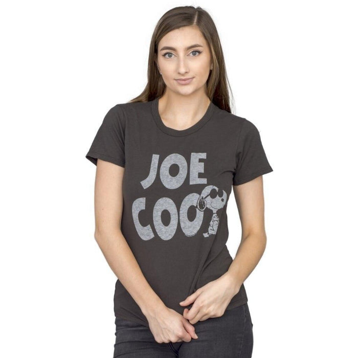 Peanuts Joe Cool Snoopy Juniors T-Shirt-tvso