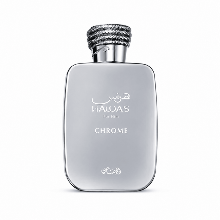Perfume Rasasi Hawas for Him Chrome Eau de Parfum 100ml Unisex - Perfumes Bogotá