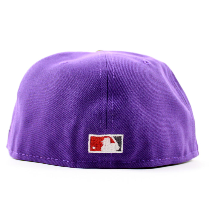 San Francisco Giants 1989 Battle of the bay New Era 59Fifty Fitted Hat (Purple Black Pink Under Brim)