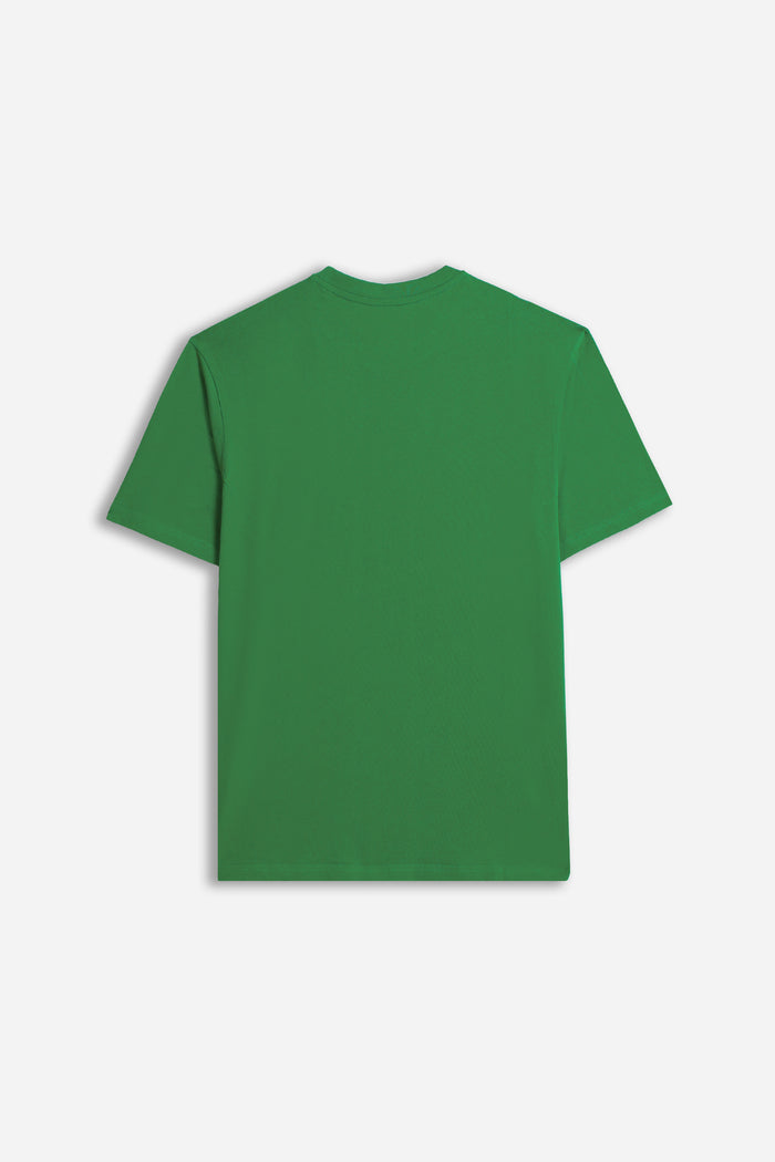 T-SHIRT GIROCOLLO BASIC VERDE