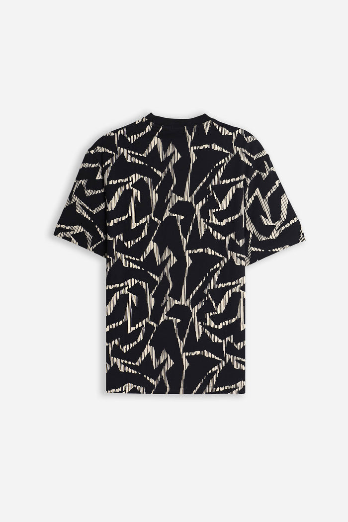 T-SHIRT GIROCOLLO FANTASIA F MORO