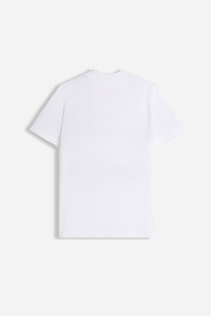 T-SHIRT GIROCOLLO MANICA CORTA BIANCO