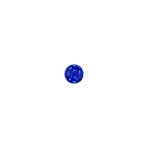 14g 5mm Sapphire Ferido Externally Threaded Ball 5mm / Sapphire / Acrylic