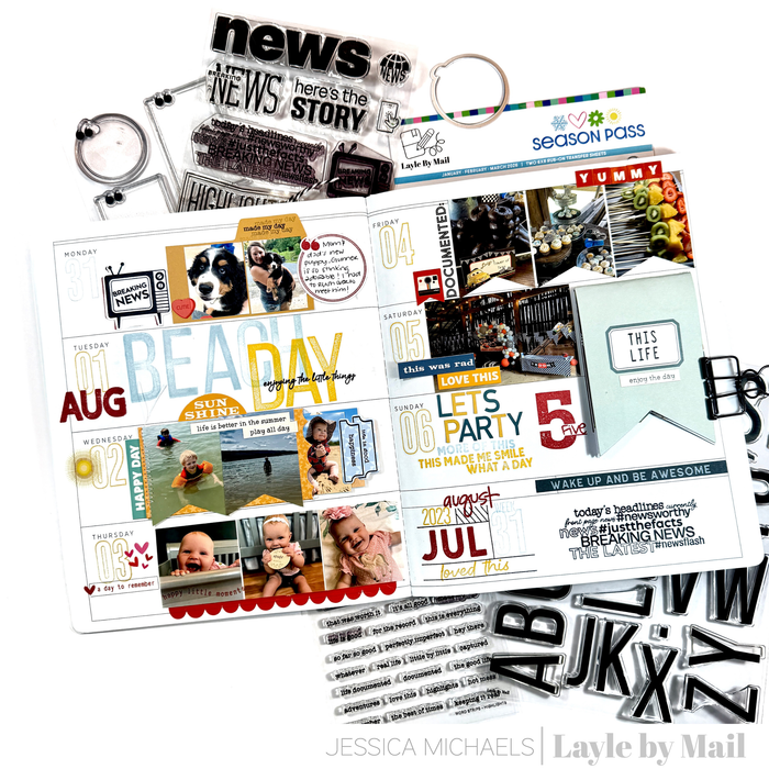 2026 About Last Month Add-On - 5x7 Stamp Set