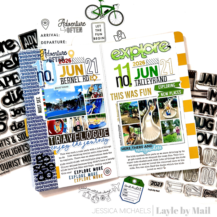 2026 About Last Month Add-On - 5x7 Stamp Set