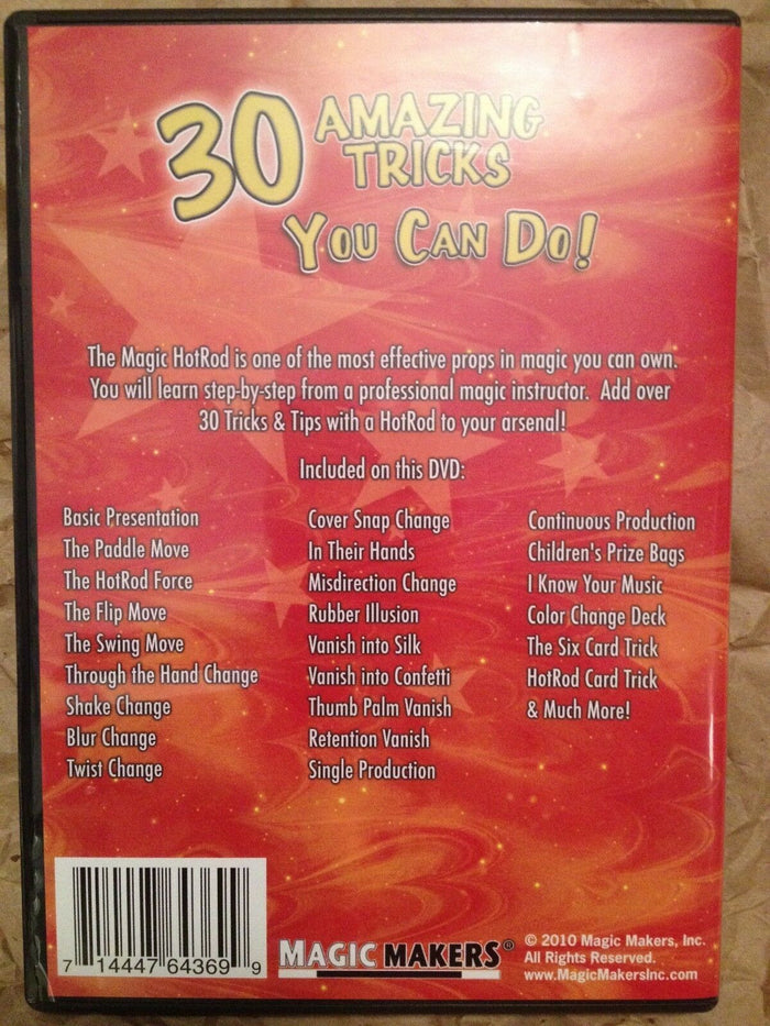 30 Tricks and Tips Using a Hotrod - 30 Tricks & Tips Combo - 2 Hot Rods and DVD!