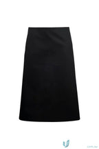 WorkCraft CA009 3QTR Length Apron in Black front product image