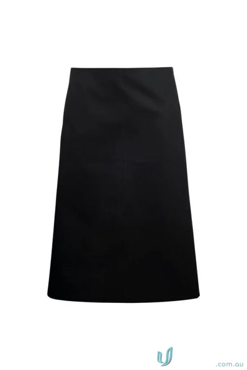 WorkCraft CA009 3QTR Length Apron in Black front product image