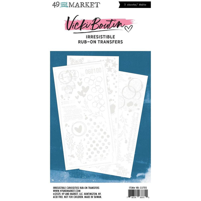 49 and Market | Vicki Boutin - Irresistible Curiosities Rub-On Transfers