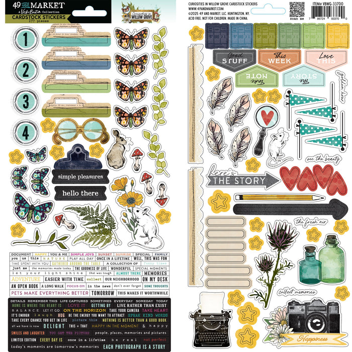 49 and Market | Vicki Boutin Curiosities in Willow Grove - Cardstock Stickers