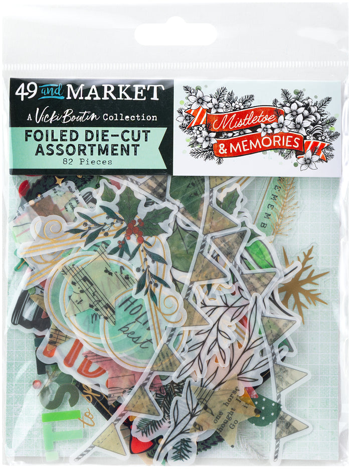 49 and Market | Vicki Boutin Mistletoe & Memories - Foiled Die Cut Assortment