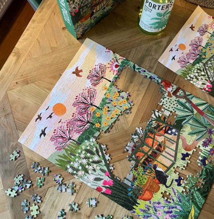 500 Piece Gardening Puzzle and Poster