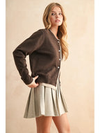 A Bit Of Contrast Cardi