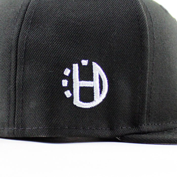 Ace of spades Card Halftime Patch New Era 59Fifty Fitted Hat (Black Gray Under Brim)