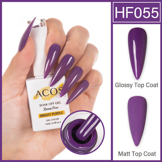 ACOS Hema Free Gel Colour BRIGHT PURPLE (055) - Lashmer