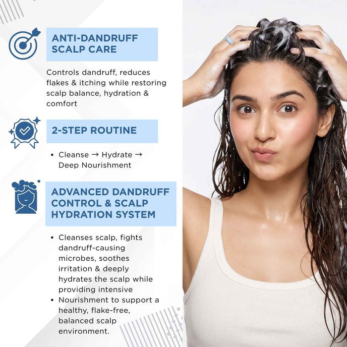 Dandruff - 3 steps - Shampoo+Exfoliating Scalp Serum+Hair Mask - The Skin Story -