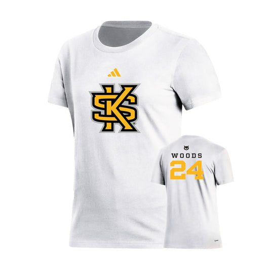 Alan Woods : Women's Fresh Short Sleeve Tee  - White