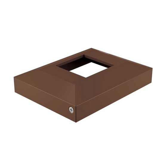 Alumawood Terrain Colour Two part domical cover for 50mm post POWDER COATED ALUMINIUM - Image 1