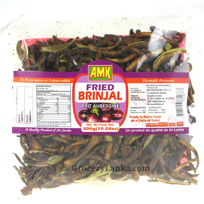 Fried Brinjal (Batu Bedala) 300g