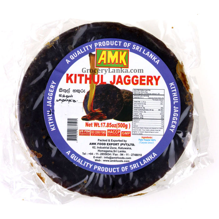 AMK Kithul Jaggery 500g traditional Sri Lankan palm jaggery