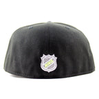 Anaheim Ducks 1993-1994 Inaugural Season New Era 59Fifty Fitted Hat (Black Dark Graphite Gray Under brim)