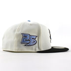 Anaheim Ducks 25 New Era 59Fifty Fitted Hat (Chrome White Black Gray Under brim)