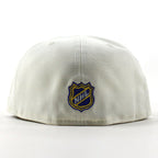 Anaheim Ducks 25 Years New Era 59Fifty Fitted Hat (Chrome White Royal Blue Gray Under brim)