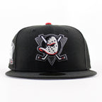 Anaheim Ducks 30th Anniversary New Era 59Fifty Fitted Hat (Black Gray Under brim)