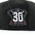 Anaheim Ducks 30th Anniversary New Era 59Fifty Fitted Hat (Black Gray Under brim)