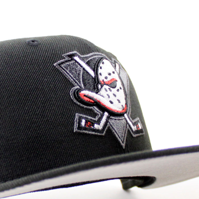 Anaheim Ducks 30th Anniversary New Era 59Fifty Fitted Hat (Black Gray Under brim)