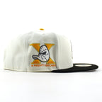 Anaheim Ducks A Mighty Decade 1993 New Era 59Fifty Fitted Hat (Chrome White Black Gray Under brim)