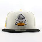 Anaheim Ducks A Mighty Decade 1993 New Era 59Fifty Fitted Hat (Chrome White Black Gray Under brim)