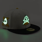 Anaheim Ducks A Mighty Decade 1993 New Era 59Fifty Fitted Hat (Chrome White Black Gray Under brim)