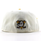 Anaheim Ducks A Mighty Decade 1993 New Era 59Fifty Fitted Hat (Chrome White Black Gray Under brim)