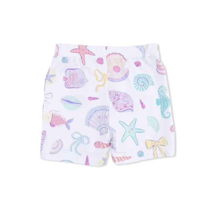 Angel Dear Loungewear Short Set in Beach Days