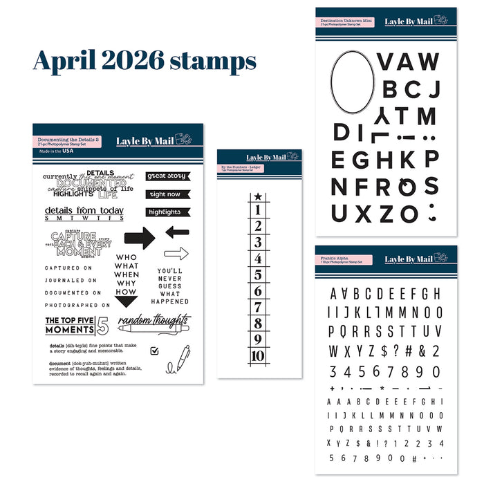 April 2026 Release - Stamps Only Bundle