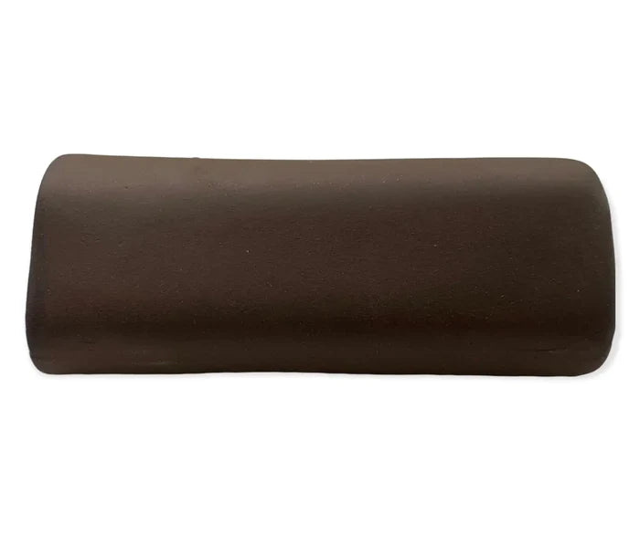 Aquarium Cave Flat Triangle — smooth brown ceramic aquarium cave