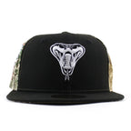 Arizona Diamondbacks 1998 Inaugural Season New Era 59Fifty Fitted Hat (Black And Real Tree Under Brim)