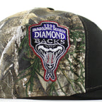 Arizona Diamondbacks 1998 Inaugural Season New Era 59Fifty Fitted Hat (Black And Real Tree Under Brim)
