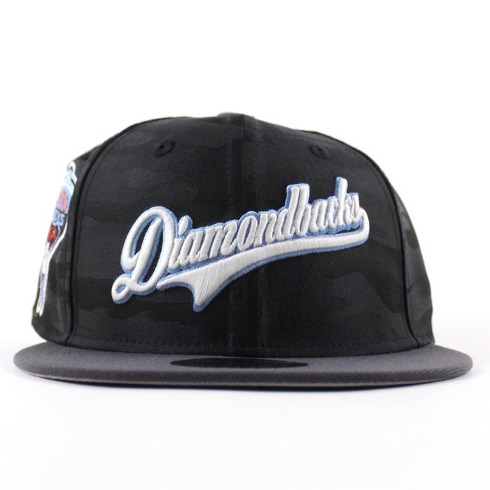 Arizona Diamondbacks 1998 Inaugural Season New Era 59Fifty Fitted Hat (Black Camouflage Graphite Gray Under Brim)