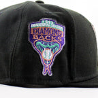 Arizona Diamondbacks 1998 Inaugural Season New Era 59Fifty Fitted Hat (Black Gray Under Brim)