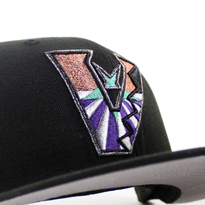 Arizona Diamondbacks 1998 Inaugural Season New Era 59Fifty Fitted Hat (Black Gray Under Brim)